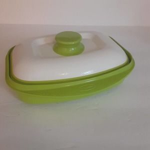 Korean Rangemate Microwave Nonstick Cooker Lime Green 2pc